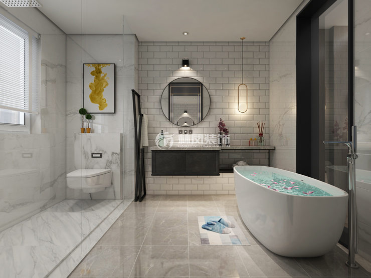 現(xiàn)代風(fēng)格衛(wèi)生間裝修效果圖